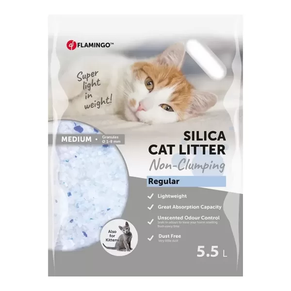 Silica Cat Litter Regular Granules Smiltis 5.5 L (2.25 kg) 1030325