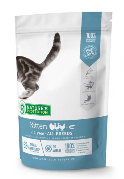 Natures Protection Kitten Poultry with krill Up to 1 year All breeds 400g