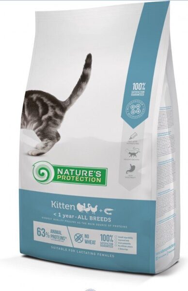 Natures Protection Kitten Poultry with krill Up to 1 year All breeds 2 kg