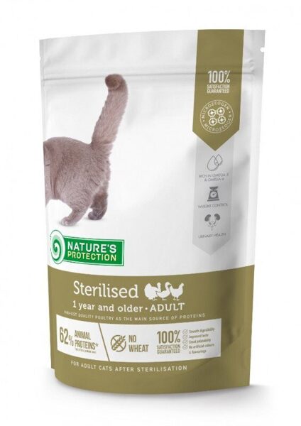 Natures Protection Sterilised Poultry 1 year and older Adult Cat 400 g