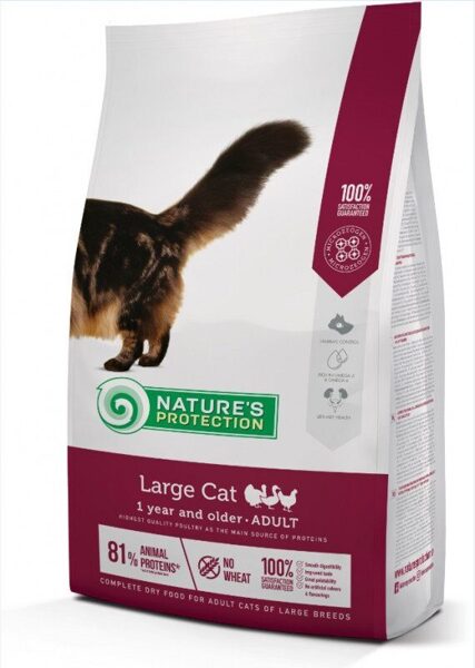 Natures Protection Large cat Poultry 1 year and older Adult 2 kg