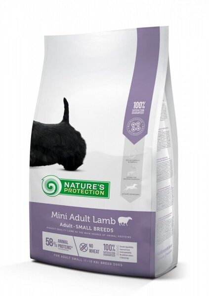 Natures Protection Mini Adult Lamb Small breed dog 7.5 kg