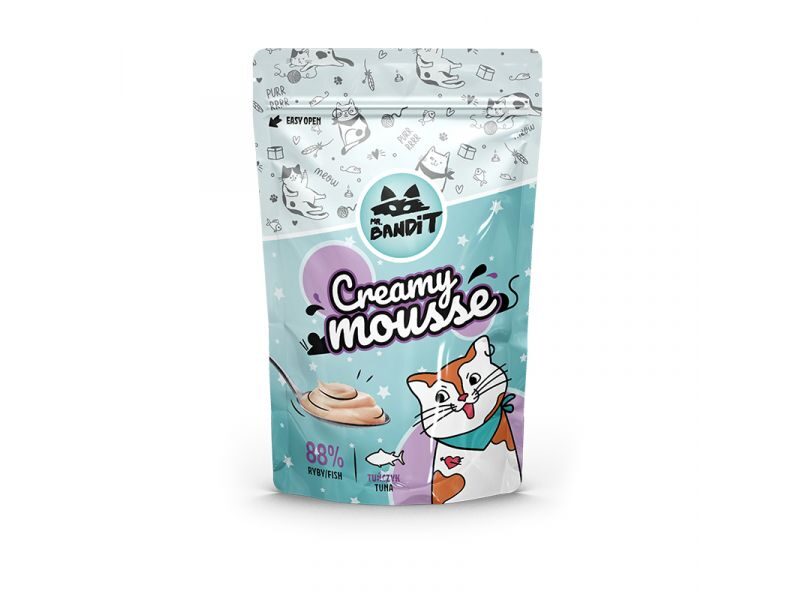 MR.BANDIT CAT CREAMY MOUSSE TUNA/TUNCIS 60G /9695