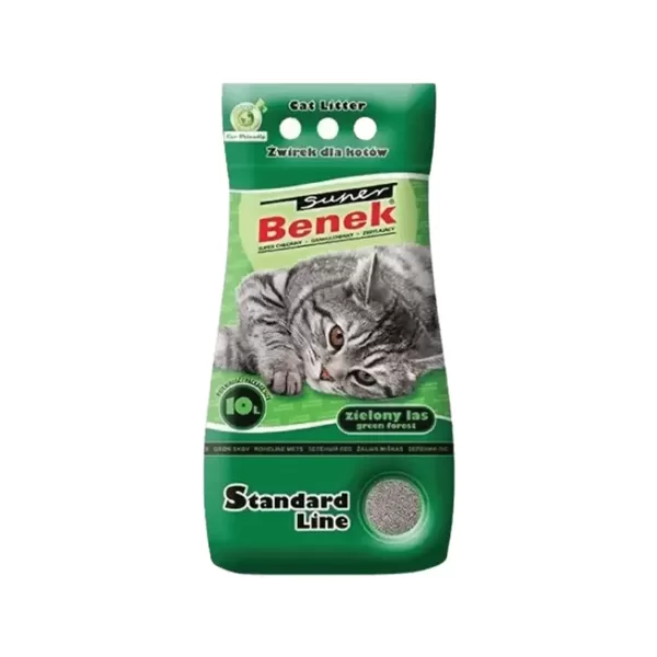 Certech Standart Line Super Benek smiltis kaķu tualetēm ar meža aromātu 10 L