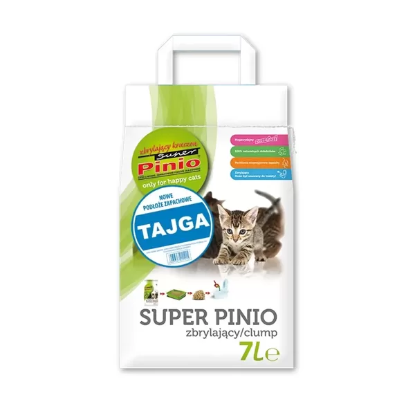 Certech Super Pinio Kruzson Tajga pakaiši dzīvniekiem koka granulas ar meža aromātu 7 L