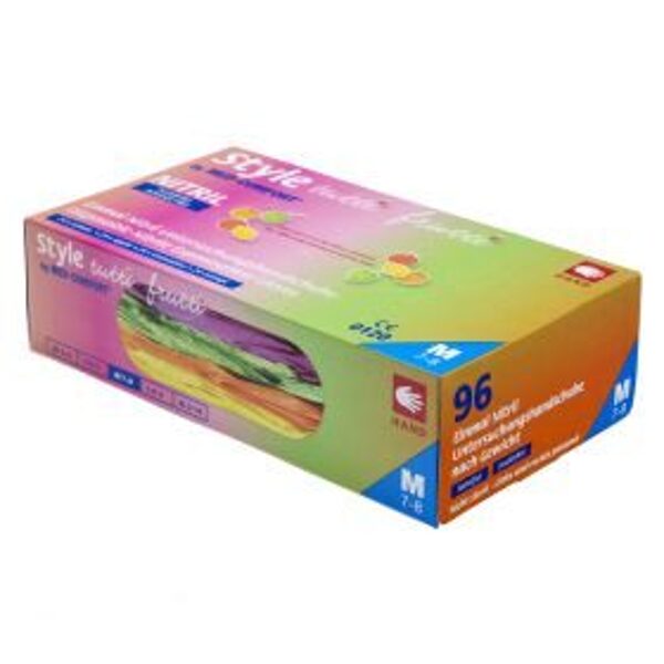 CIMDI NITRILA NEST NEPŪD STYLE M MIX N96 MED-COMF/TUTTI-FRUTTI