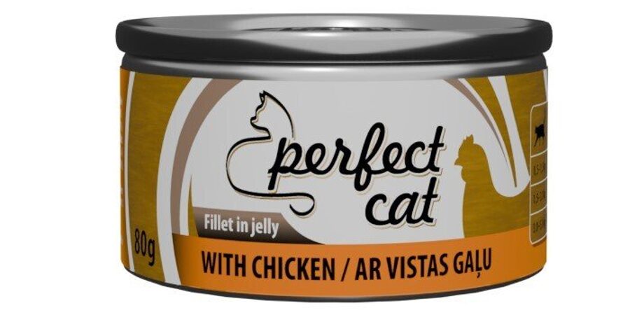 Perfect Cat ar vistas gaļu želejā 80 g