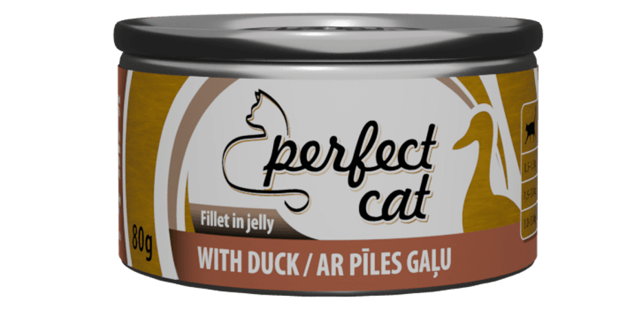 Perfect Cat ar pīles gaļu želejā 80 g