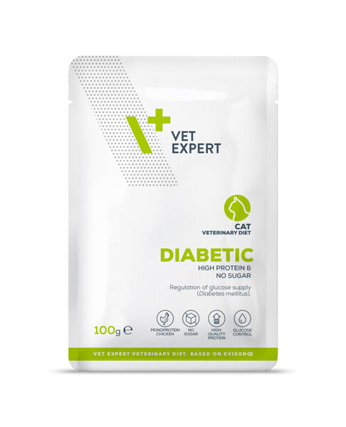 4T VD KAĶU DIABETIC PAC 100G Vet Expert