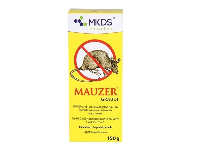 ŽURKU INDE MAUZER GRAUDI 150G