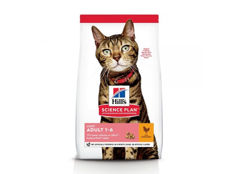 HILLS SP KAĶU SAUSĀ B LIGHT VISTA 3KG