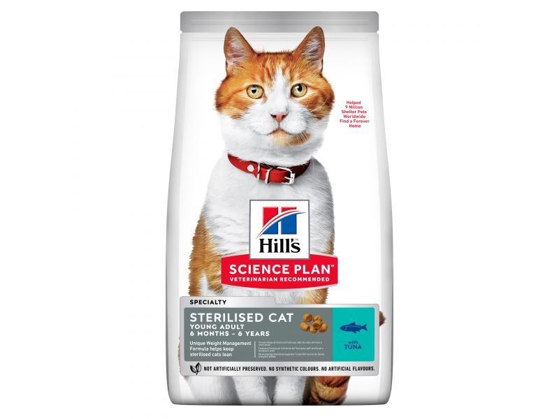HILLS SP KAĶU SAUSĀ B STER TUNCIS 3KG