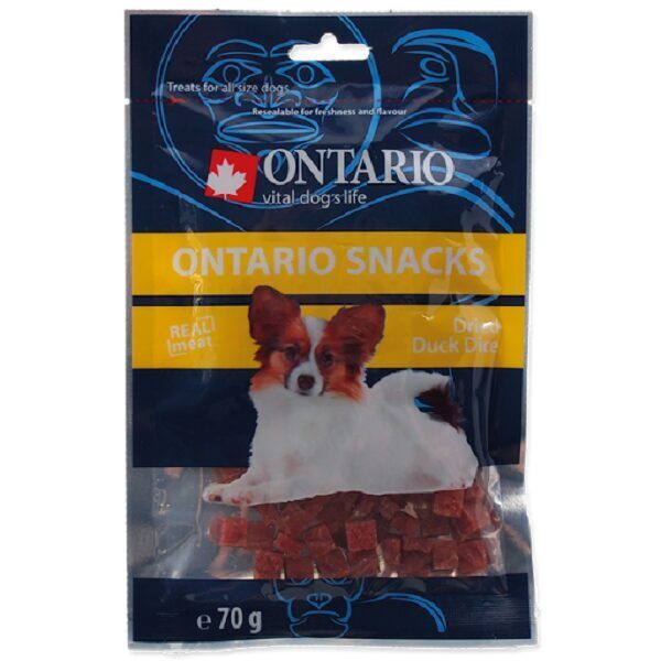 Ontario Dog Duck Dice Small, 70gr