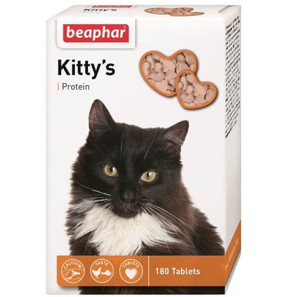 Beaphar KITTY'S + Protein (Fish), 180tab.