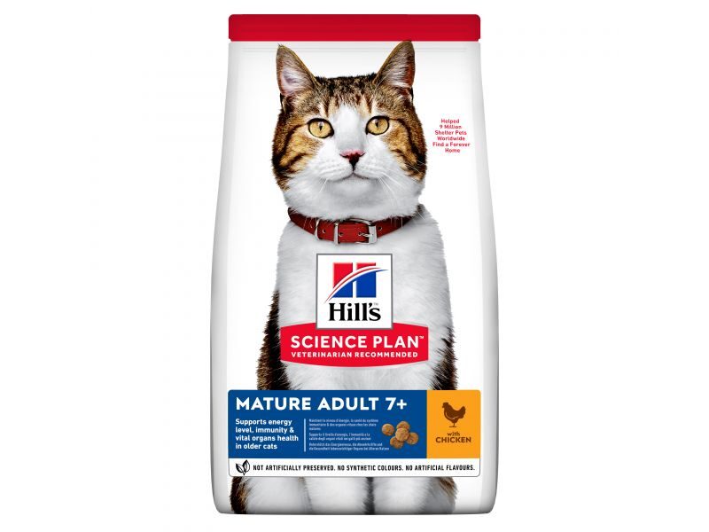 HILLS SP KAĶU SAUSĀ B MAT7+ VISTA 3KG