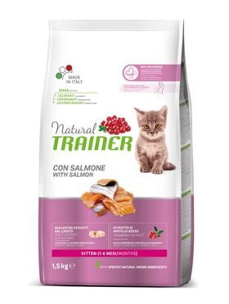 NATURAL TRAINER KITTEN WITH SALMON 1.5KG