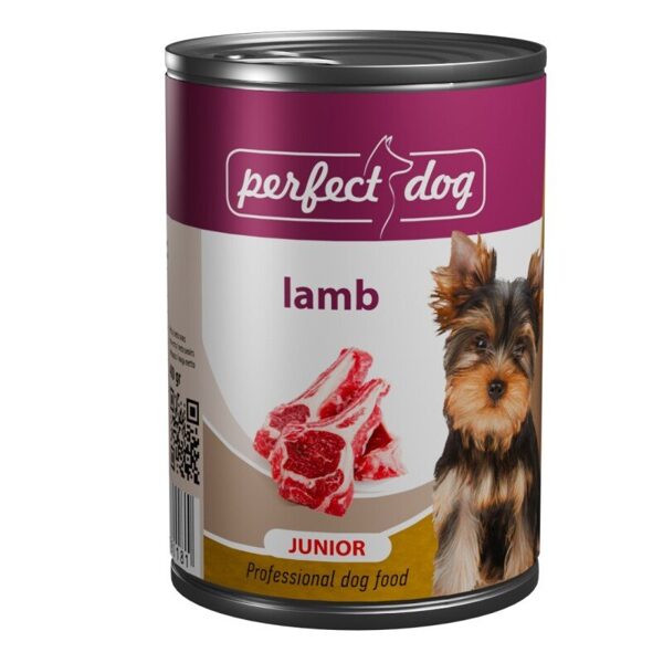 Perfect Dog Kucēniem ar jēra gaļu 400g