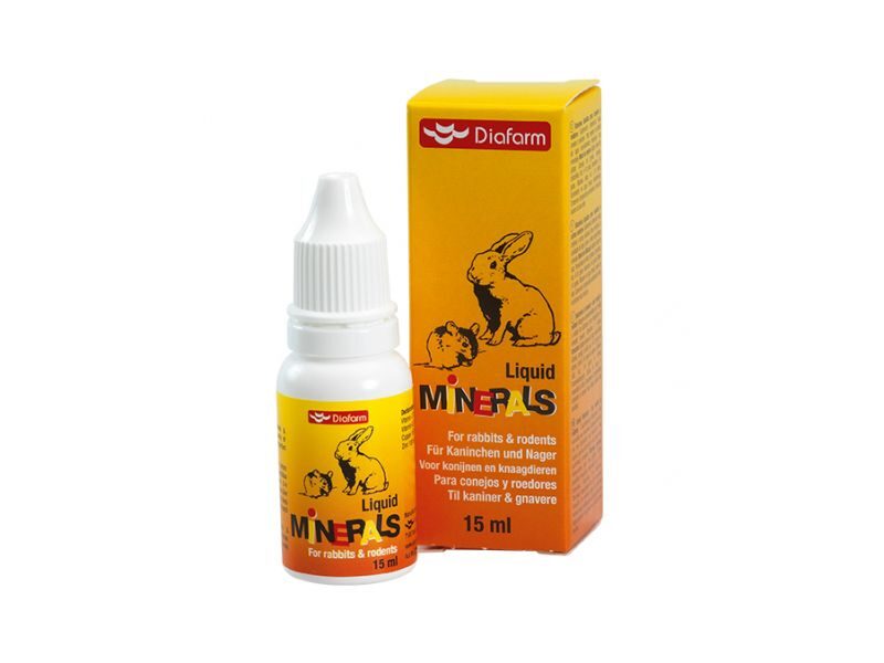 DF LIQUID MINERALS FOR RABBITS RODENTS 15ML