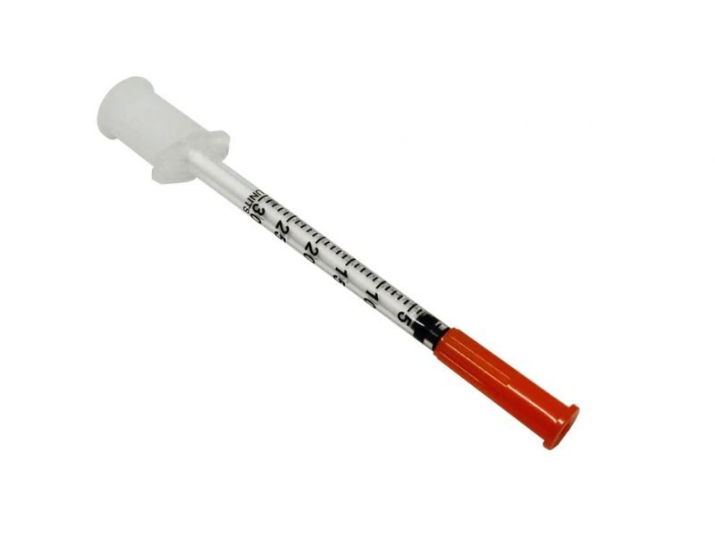 ŠĻIRCE VIENR AR ADATU INSULĪNA 0.3ML/30G N100 RAYS INSU-LIGHT