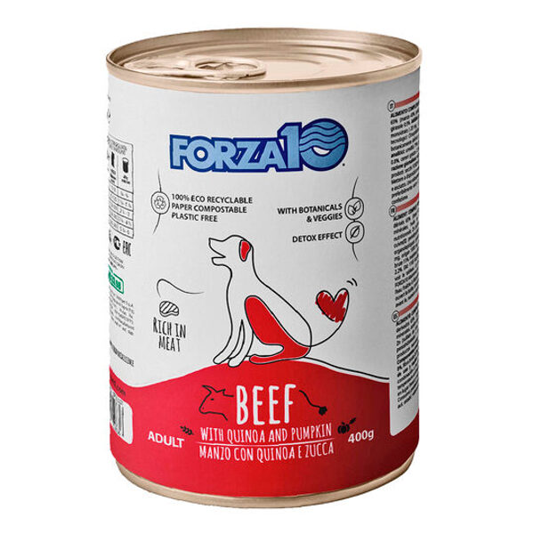 Forza10 LIELLOPU gaļu, kvinoju un ķirbi 6x400g