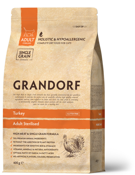 GRANDORF Turkey Adult Sterilised 2 kg