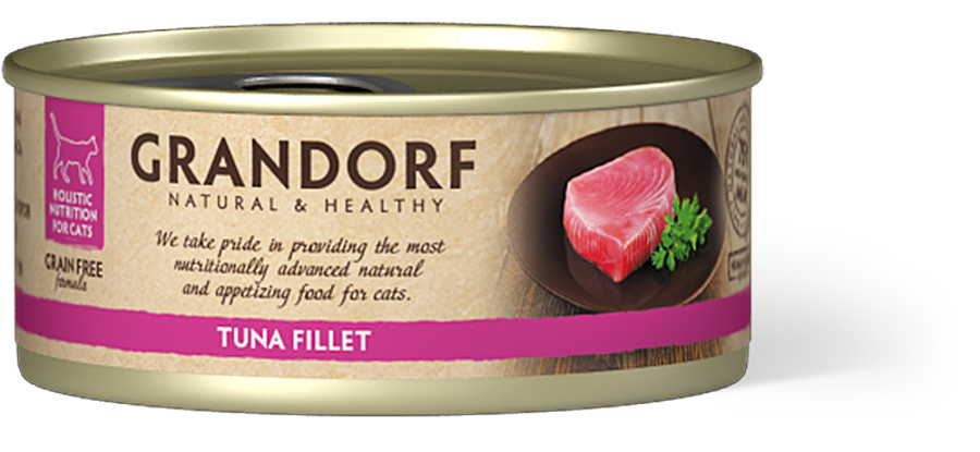 GRANDORF Tuna Fillet konservi kaķiem 70g