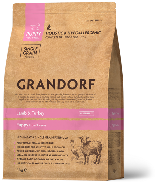 GRANDORF Puppy Lamb & Turkey 10 Kg