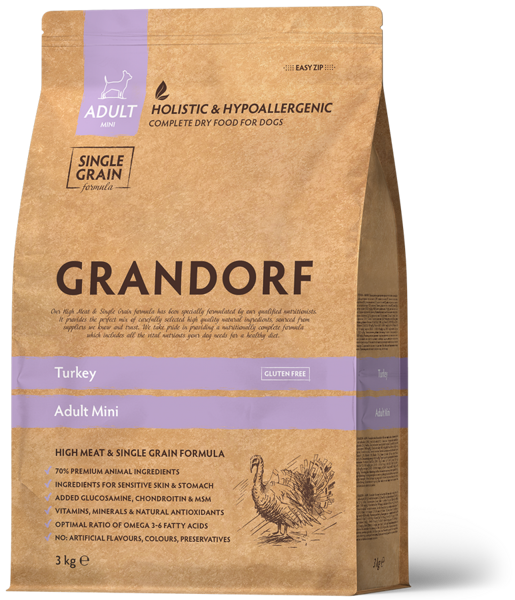 GRANDORF Turkey Adult Mini Breeds 1 kg