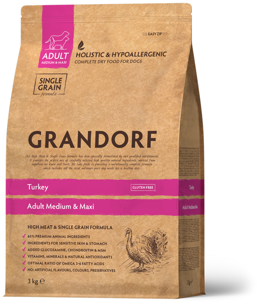 GRANDORF Turkey Medium & Maxi Breeds 3 kg