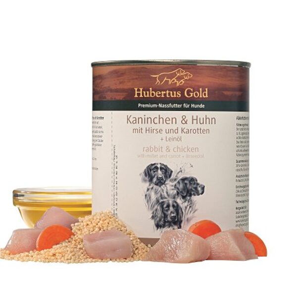 Hubertus Gold Rabbit & Chicken Ar Trušiem Un Vistu 800 G
