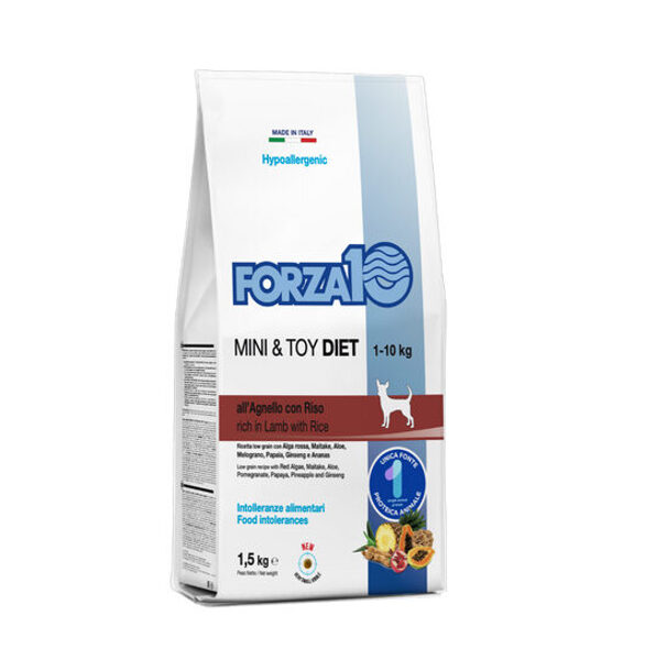 Forza10 Mini & Toy DIET ar jēru un rīsiem 1.5kg