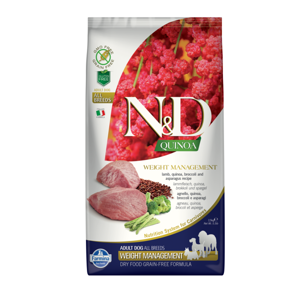 ND DOG QUINOA LAMB&BROCCOLI WEIGHT MANAGEMENT ADULT ALL BREED