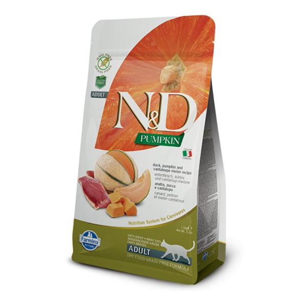 N&D CAT PUMPKIN DUCK CANTALOUPE MELON 300g