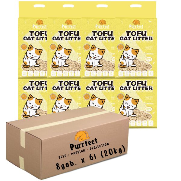 Purrfect Natural tofu cat kaķiem litter 6l / 2.5kg