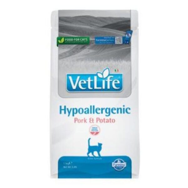 VET LIFE CAT HYPOALLERGENIC PORK & POTATO 400G