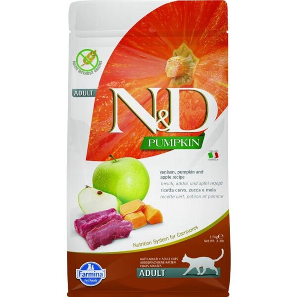 N&D CAT PUMPKIN VENISON APPLE 5kg