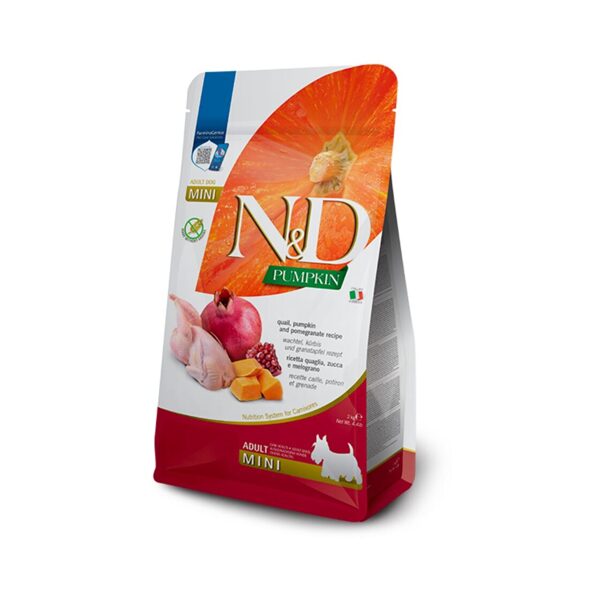N&D DOG PUMPKIN QUAIL POMEGRANATE MINI 2 KG