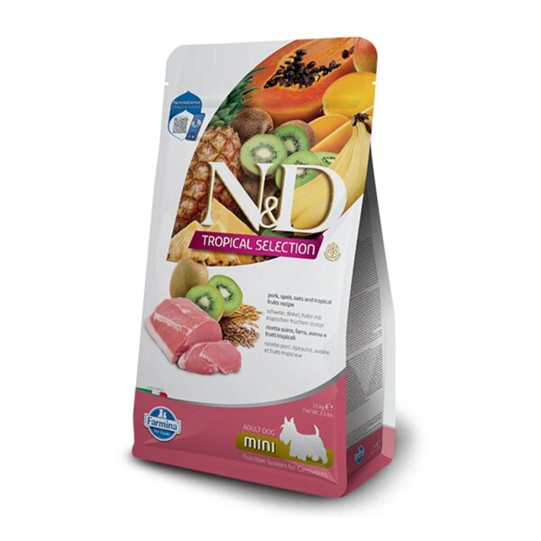 N&D DOG TROPICAL SELECTION PORK ADULT MINI 1.5KG