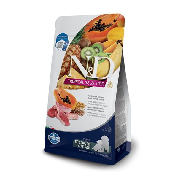 N&D DOG TROPICAL SELECTION LAMB PUPPY MEDIUM MAXI 10KG