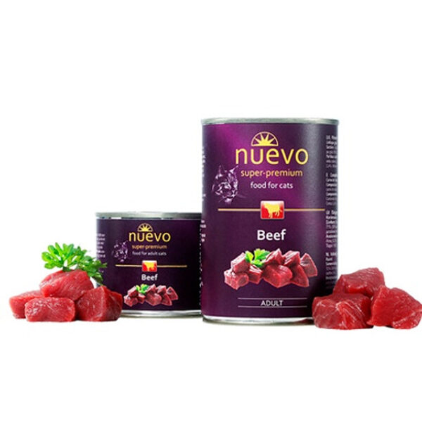 Nuevo Adult Beef Ar Liellopa Gaļu 200 G
