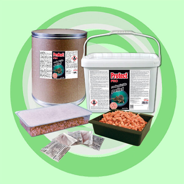 PROTECT graudi pret pelēm/žurkām, Bromad. 0,05g/kg 10kg