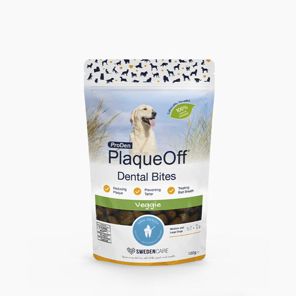 Plaqueoff kārumi suņiem zobiem ar dārzeņu garšu 150g 150 g