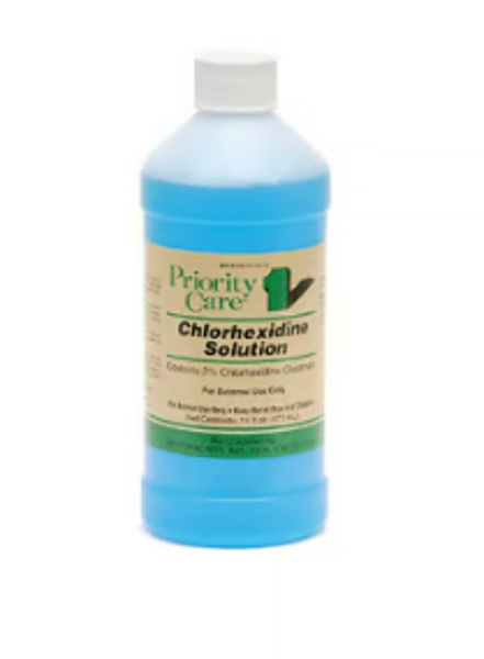 Chlorhexidine Solution 2%, Priority Care 473ml
