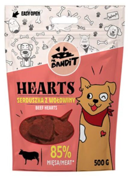 MR.BANDIT HEARTS BEEF/LIELLOPU SIRDIS 500G