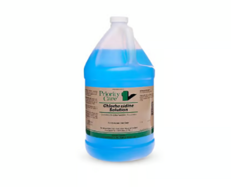 Chlorhexidine Solution 2%, Priority Care 3.79 L