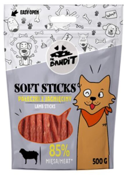 MR.BANDIT SOFT STICKS LAMB/JĒRS 500G