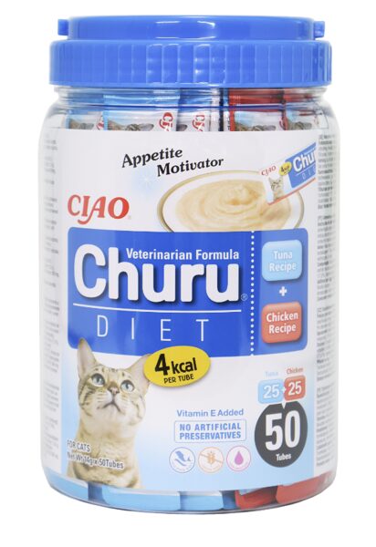 CHURU VET DIET CAT BIEZENIS TUN/VISTA 14G N25X2