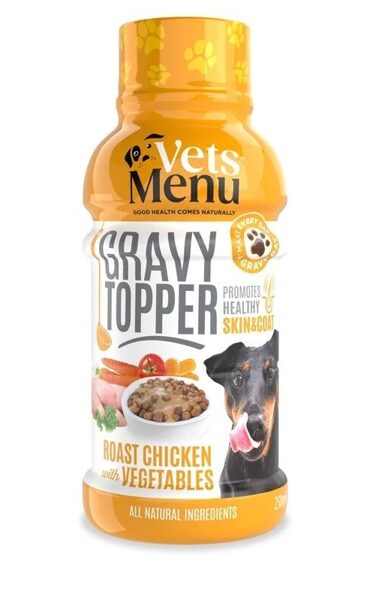 VETS MENU TOPPER 250ML VISTAS CEPETIS AR DĀRZEŅIEM