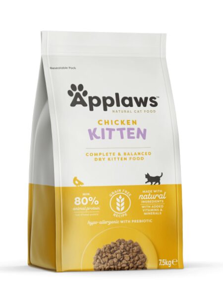 APPLAWS KAĶĒNU SAUSĀ BAR AR VISTU 7.5KG