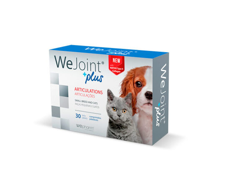 WeJoint plus Small Breed and Cats - locītavu funkciju atbalstam.